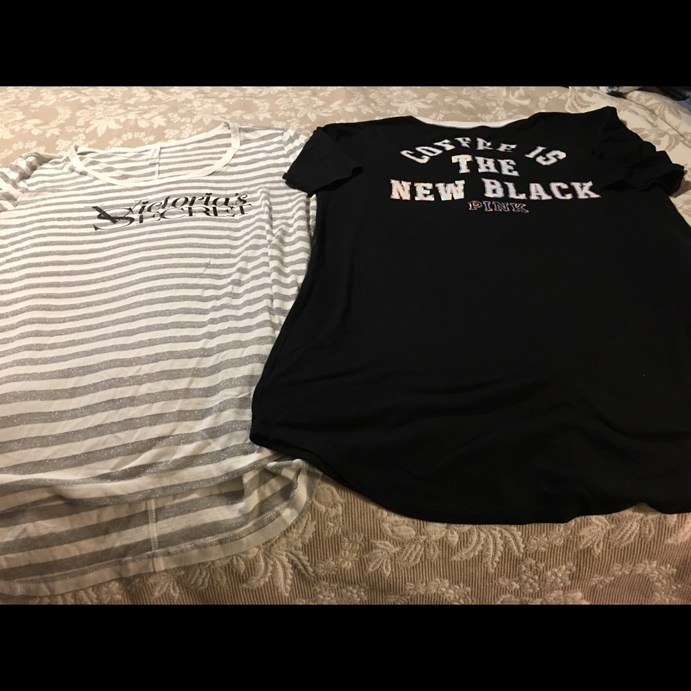 Victoria’s Secret L  lounge top & pink nightshirt